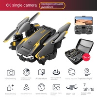 Drone Quadricoptère Pliable Professionnel d'Extérieur S6 avec Caméra 4K GPS FPV Longue Portée en Plastique