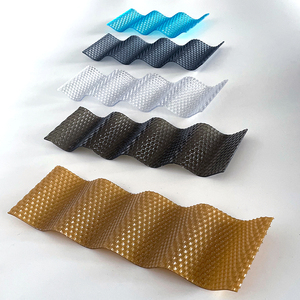 Láminas de Policarbonato <span class=keywords><strong>Cristal</strong></span> Coextruido con Protección UV, Láminas de Policarbonato Diamantado en Relieve, Venta al Por Mayor de Fábrica - Product Image 6