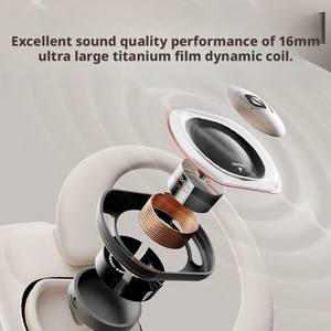 Auriculares TWS/OWS con Sonido <span class=keywords><strong>HiFi</strong></span> Inalámbrico 5.3, Control Táctil, Auriculares Deportivos, Carga Tipo C, Más de 40 Horas de Duración - Product Image 3