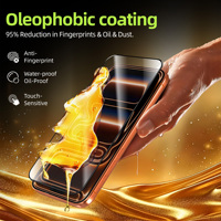Protection d'écran en verre trempé 3D transparente de 0,33 mm avec colle intégrale, application facile, accessoires pour téléphone portable pour iPhone