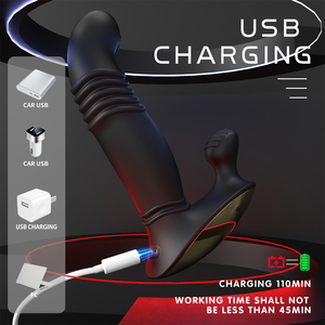 リモコン6モード肛門バイブレーター前立腺マッサージ器シリコン製アナルセックストイ男性用 - Product Image 4