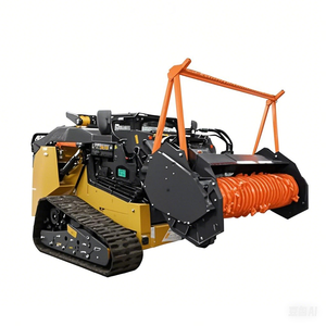 Pelle de haute qualité Skid Steer Tracteur <span class=keywords><strong>PTO</strong></span> Attachment Forestry Mulcher Tree Mulchers avec dents - Product Image 5