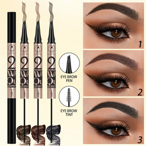 Lápiz de <span class=keywords><strong>Cejas</strong></span> de 4 Puntas de Marca Privada OEM, Lápiz de Microblading a Prueba de Agua, Delineador de <span class=keywords><strong>Cejas</strong></span> Natural de Larga Duración, Fabricante con Logotipo Personalizado - Product Image 2