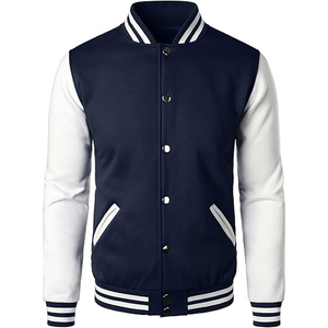 Custom School Varsity <b>Jacket</b> Manufacturer Lightweight Letterman Outerwear Embroidery <b>Patches</b> Patchwork Design <b>for</b> Team Event - Product Image 2