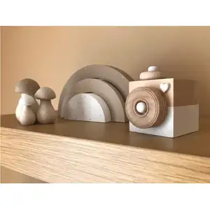 パーソナライズされた創造的な家の装飾木製の赤ちゃんのおもちゃ性別中立の保育園の装飾