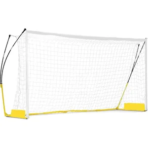 Kickster Soccer Goal Range Ultra Portable Soccer Goal | Includes Soccer Net and Carry Bag [Single Goal]