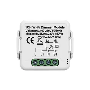 WiFi lighting control system wireless control wifi dimmer module 90-250V 2 way dimming App control smart switch