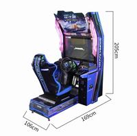 Machine de jeu d'arcade de course dynamique Storm Racer G2 à monnayeur, simulateur de conduite pour adultes, en métal, pour centre de divertissement