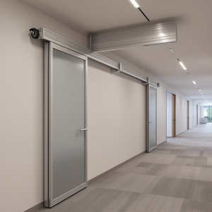 Kit de Rieles para Puerta Corredera de 6 Pies, Riel Único, Grado Comercial, Sistema de Puerta Interior Suave - Product Image 2