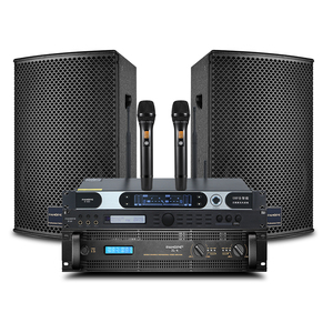 K3 Professional KTV Speaker Set High-end Wireless <b>Microphone</b> Effect Amplifier Combination KTV Audio Set - Product Image 1