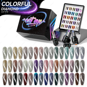 JTING Big Surprise Mystery Box 24 colori Cat Eye Gel Collection casuale spedizione di qualità magnete per occhi di gatto smalto per unghie - Product Image 3