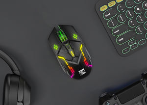 เมาส์ไร้สายแบบชาร์จได้ ดีไซน์ตามหลักสรีรศาสตร์ คุณภาพเยี่ยม สำหรับคอมพิวเตอร์และอุปกรณ์เสริม เหมาะสำหรับเกมเมอร์ - Product Image 6