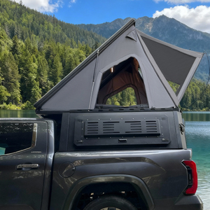 Tente de toit pour camionnette 4x4 Overland, compatible avec Toyota Tacoma, coque rigide en aluminium, 5 pieds, imperméable, pour le <span class=keywords><strong>camping</strong></span>, les voyages en voiture, pour <span class=keywords><strong>Ford</strong></span> - Product Image 2