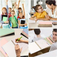 Carnet A5 personnalisé à couverture rigide, 80 feuilles, reliure thermique, couverture en papier imprimé, organisateur/agenda en papier couché, cadeau scolaire