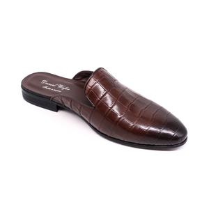 Mules Mocassins Homme en Cuir Véritable Motif <span class=keywords><strong>Serpent</strong></span> à Enfiler - Product Image 6