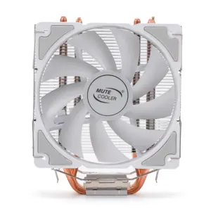 Venta al por mayor OEM/ODM 2 4 6 tubos de calor de cobre ARGB CPU enfriador de aire de doble torre para la caja de la computadora ventilador de 120mm