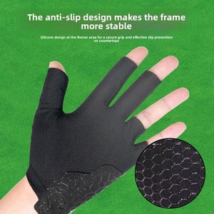 Gants de billard Boodun confortables en gros, gants de billard de snooker, gants de billard à cinq doigts gauche, design respirant pour les joueurs de billard - Product Image 5