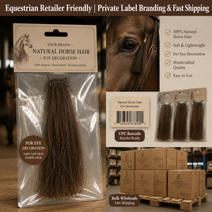 Extensions de frange artificielle professionnelles 100 % poils de cheval véritable, durables et faites à la main, prêtes à l'emploi, pour propriétaires de chevaux - Product Image 6