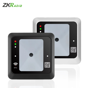 Lector de código Qr de barra ZKRADIO, interfaz USB RS485 montada en la pared, lector de tarjetas IC de 13,56 MHz Wiegand26/34 para sistema de Control de acceso - Product Image 1