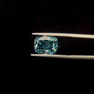 <span class=keywords><strong>Diamant</strong></span> bleu de laboratoire taille coussin 1 carat, certifié IGI, diamants synthétiques pour la fabrication de bijoux - Product Image 6