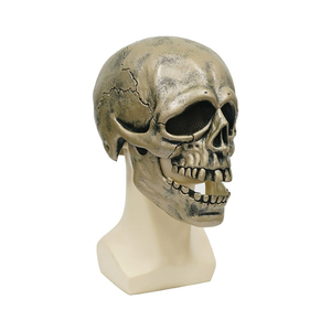 Accessoires <span class=keywords><strong>de</strong></span> fête <span class=keywords><strong>de</strong></span> jeu <span class=keywords><strong>de</strong></span> rôle, crânes d'horreur d'Halloween, <span class=keywords><strong>masque</strong></span> complet <span class=keywords><strong>de</strong></span> crâne avec mâchoire mobile, casque en <span class=keywords><strong>latex</strong></span> terrible et bouche mobile - Product Image 6