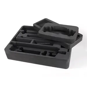 Wholesale Laser Die Cut Carbon Fibre EVA Foam And EPE Foam Cardboard Tool Box Packaging Case Insert Foam