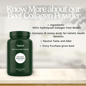 OEM/ODM Mantén las articulaciones y los huesos sanos, uñas más fuertes, apoya la salud digestiva, piel joven, colágeno de res en polvo - Product Image 4