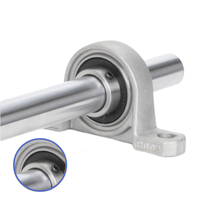 UP005 UP006 UP007 Flenslager van zinklegering |   25mm 30mm 35mm 2-bouts flensgemonteerd blok voor zware ventilatoren P6 precisie