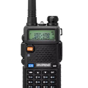 Walkie Talkie de Banda Dual VHF/UHF de 5W para UV-5R con Pantalla LED, Batería de 1000-1500mAh, Resistente al Agua IPX-1 - Product Image 1