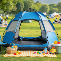 Tente de camping familiale élégante RAYCIN pour les loisirs en plein air, la randonnée, les voyages, les pique-niques, le camping en plein air et les escapades de fin de semaine