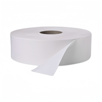 Papier toilette en rouleau jumbo, pâte de bois vierge, écologique, doux, absorbant, pour hôtel, toilettes publiques, ultra résistant