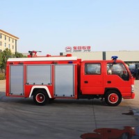 Truk Pemadam Kebakaran Diesel Pumper Penyelamat Darurat Meriam Air Tekanan Tinggi 3000L 4x2 Harga Pabrik Sistem Tangki Air Busa