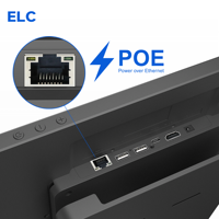 Pantalla Táctil Digital Android de 21.5 Pulgadas con 10 Puntos de Tacto, WiFi 6 y Entrada HDMI para Pedidos Automatizados en Restaurantes