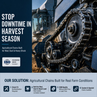 Chaîne à rouleaux agricole de haute qualité avec accessoires John Deere CLAAS pour transmission et convoyeur industriel OEM ODM