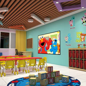 Moetry Design d'intérieur préscolaire moderne pour 24 enfants Configuration de salle de classe de maternelle Équipement de mobilier entier - Product Image 2