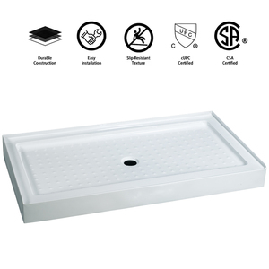 Baide quadrato antiscivolo di alta qualità basi per <span class=keywords><strong>doccia</strong></span> rettangolari artificiali ad alta soglia moderni vassoi <span class=keywords><strong>doccia</strong></span> <span class=keywords><strong>a</strong></span> <span class=keywords><strong>pavimento</strong></span> - Product Image 1