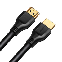 Câble vidéo 2.1 blindé tressé plaqué or étanche 8K, 48 Gbit/s 60 Hz, sans latence, paire torsadée, gaine PVC, 1M/2M/Longueur personnalisée
