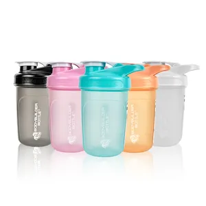 Custom Logo 300ml Bpa Free Plastic Fitness Workout SPORTS CUP Gym Protein Shakes Blend Shaker Bottle With Mixer Ball