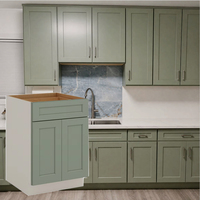 Fabricant d'armoires de cuisine classiques modernes OEM |   Armoires de cuisine modulaires en contreplaqué sur mesure pour les projets d'appartements et de centres commerciaux