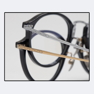 <span class=keywords><strong>Lecool</strong></span> T-18276 Montura de Gafas Ópticas de Titanio Ovaladas con Puntos, Duraderas, para Uso Diario - Servicio OEM/ODM - Product Image 4