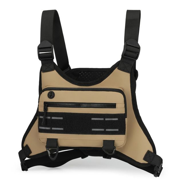Hot Sale Tactical Chest/Waistcoat Bag Unisex Multi-Function Riding Sports Microfiber Synthetic Leather Waterproof RFID USB