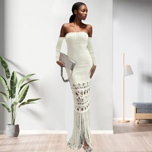 Nuevo Vestido de Noche Elegante sin Tirantes, Ajustado al Cuerpo, Moda Femenina - Product Image 3