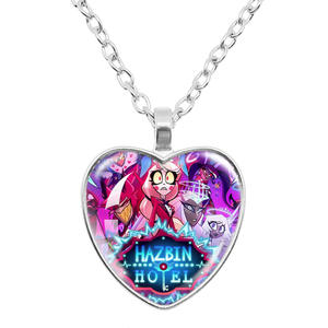 Collier pendentif cœur Hazbin Hotel, chaîne de pull anime, cadeau pour fans - Product Image 5