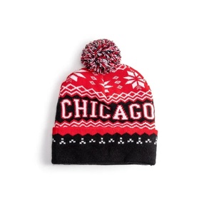 Bonnets personnalisés d'usine, style hip-hop streetwear, bonnets en tricot, bonnets colorés, bonnets en acrylique jacquard avec <span class=keywords><strong>pompon</strong></span>, pour hommes et femmes, <span class=keywords><strong>à</strong></span> porter au quotidien - Product Image 6
