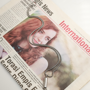 Collana con Capsule in acciaio inossidabile per vento caldo e freddo, catena di <span class=keywords><strong>maglioni</strong></span> da <span class=keywords><strong>uomo</strong></span>, stile Choker - Product Image 5