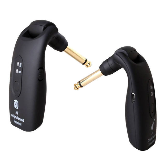 High Quality Music Accessories Black Portable Wireless Guitar Pick up Transmitter Receiver Set for Sale