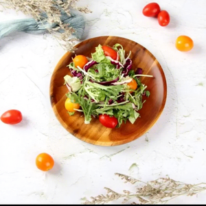 Platos de Madera Redondos de Alta Calidad para Servir Comida, Postres y Aperitivos, Muestra Gratis, Juego de Platos para Restaurantes y Servicios de Alimentos por FWE - Product Image 1