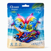 Aimant de réfrigérateur en résine imprimé par transfert UV, motif personnalisé, autocollant pour réfrigérateur, cadeau promotionnel pour le tourisme