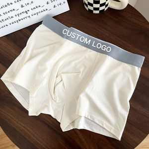 कस्टम नॉन-टॉक्सिक पुरुषों के मोडल बॉक्सर ब्रीफ बर्फ रेशम का सहज कस्टम लोगो मोडल बॉक्सर ने पुरुषों की शॉर्ट्स ढीली कर दी - Product Image 5