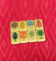 Tuiles de Mahjong Xusheng SEASONS, ensemble de 160 pièces, design pliable, résistant à l'eau, portable, en acrylique blanc, en stock